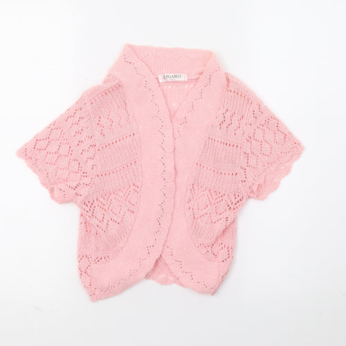 Figaro Girls Pink   Wrap Jumper Size M