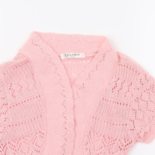 Figaro Girls Pink   Wrap Jumper Size M