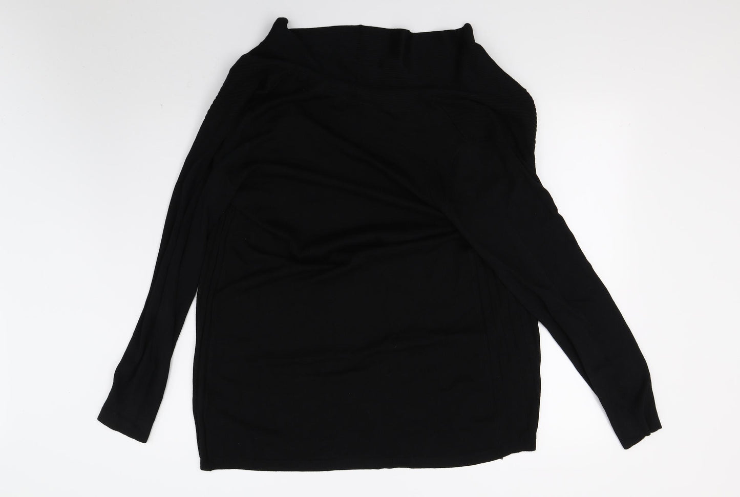 Nutmeg Womens Black  Knit Cardigan Jumper Size 14