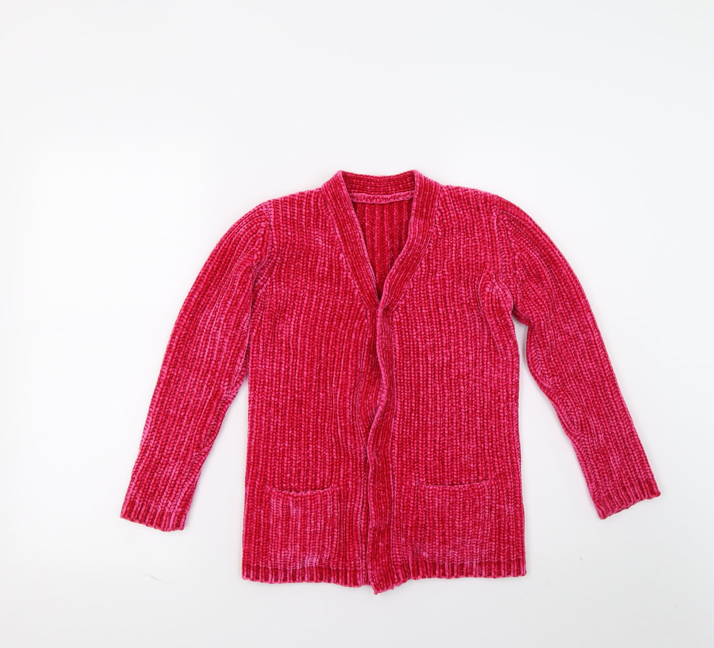 George Girls Red   Cardigan Jumper Size 8-9 Years