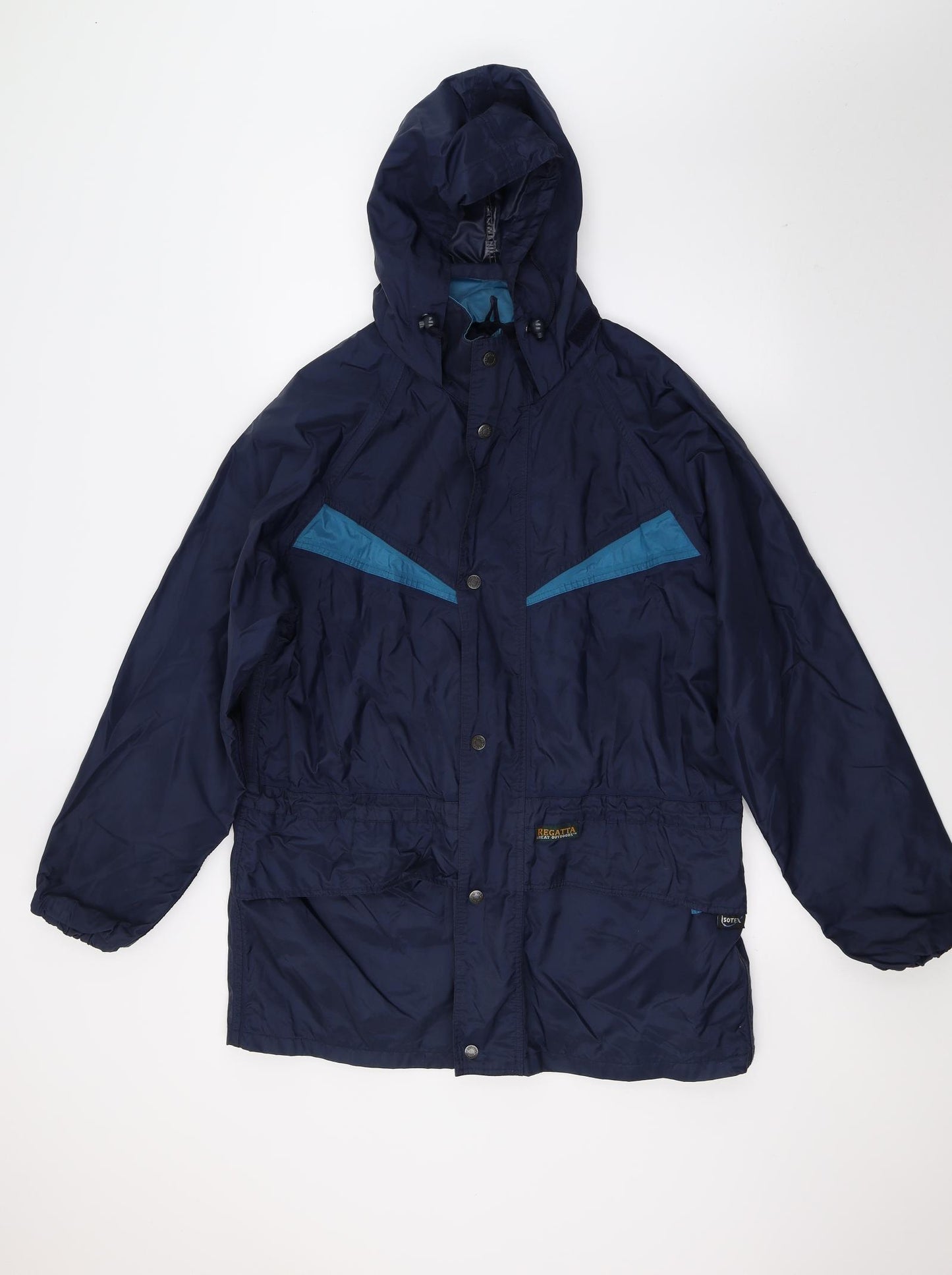 Regatta Mens Blue  Canvas Windbreaker Coat Size S