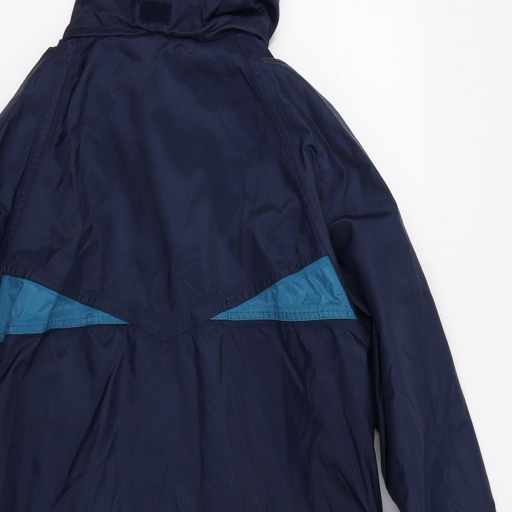 Regatta Mens Blue  Canvas Windbreaker Coat Size S