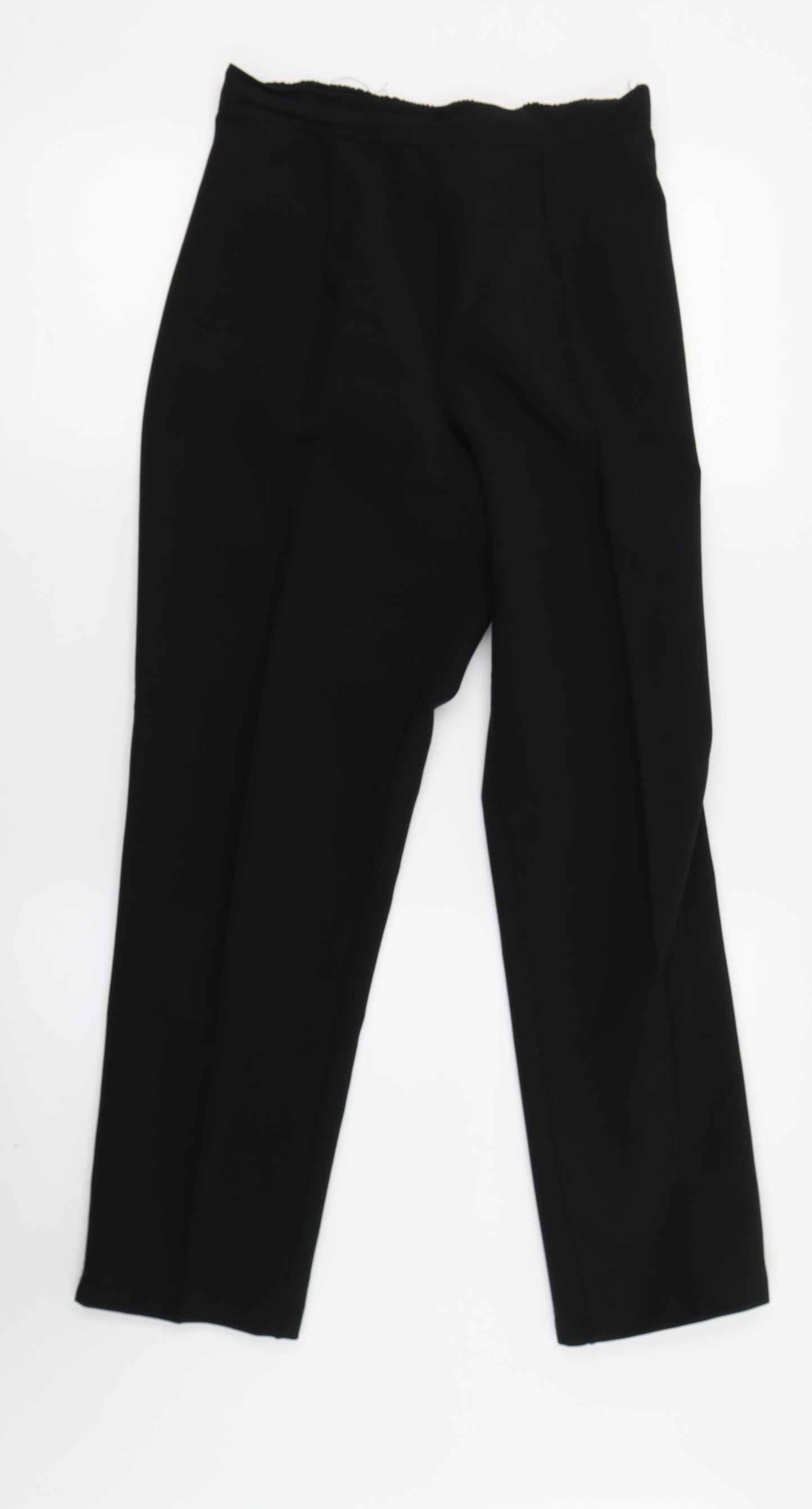 Preworn Womens Black   Capri Trousers Size 12 L23 in