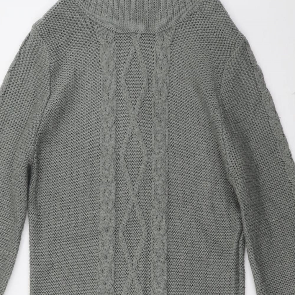 Blanco Womens Green  Knit Jumper Dress  Size S