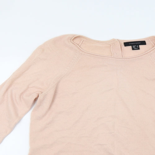 Atmosphere Womens Beige  Knit Pullover Jumper Size 12