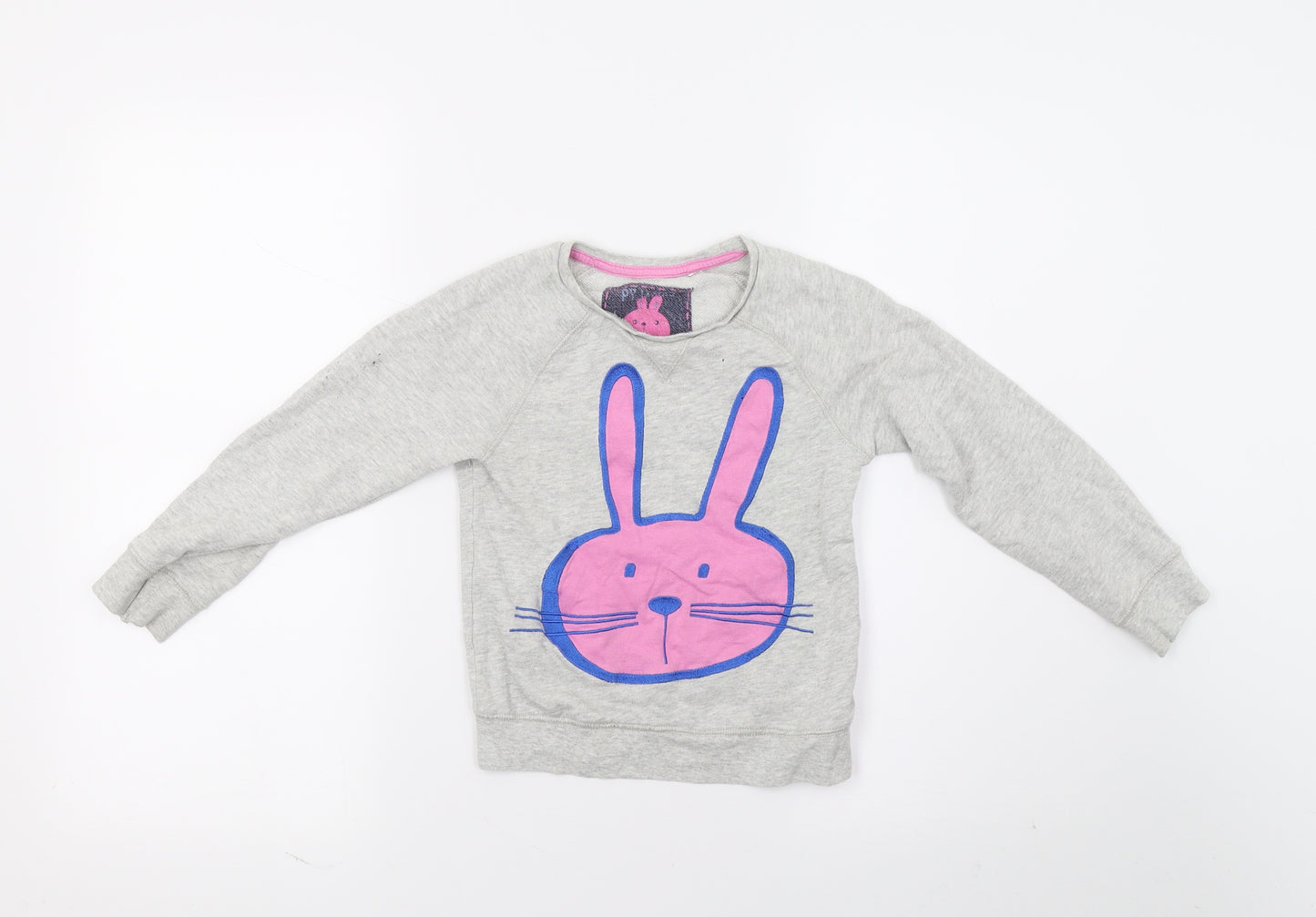 NEXT Girls Grey   Pullover Sweatshirt Size 6 Years