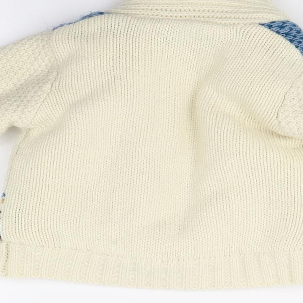 Nutmeg Baby Beige   Cardigan Jumper Size 6-9 Months