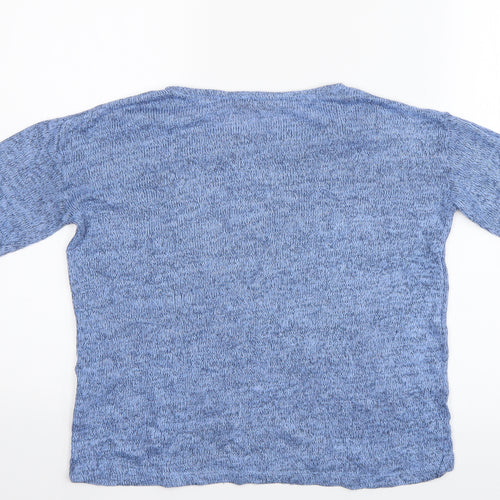 H&M Girls Blue   Basic Blouse Size 8-9 Years