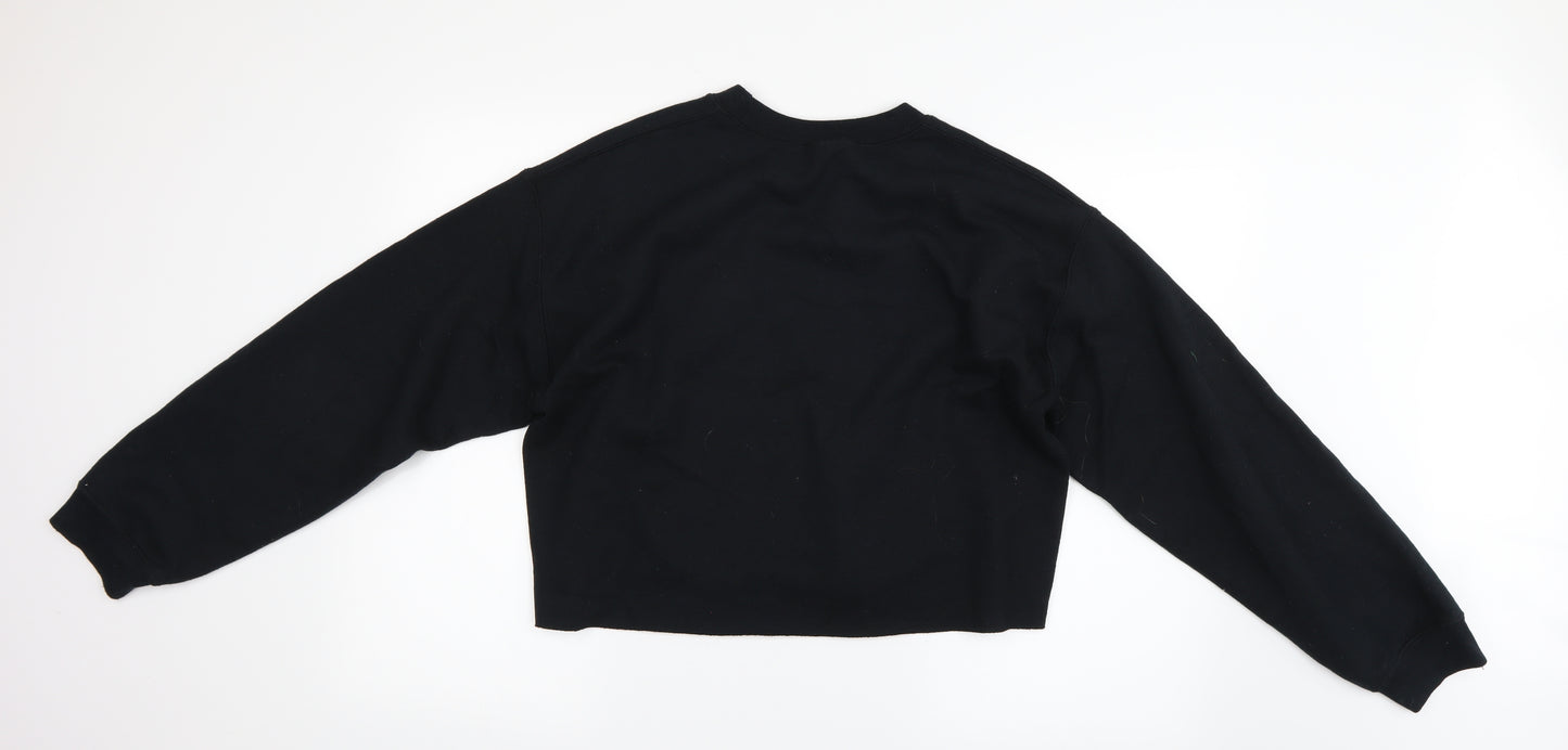 Topshop Womens Black   Pullover Jumper Size M