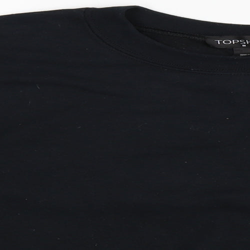 Topshop Womens Black   Pullover Jumper Size M