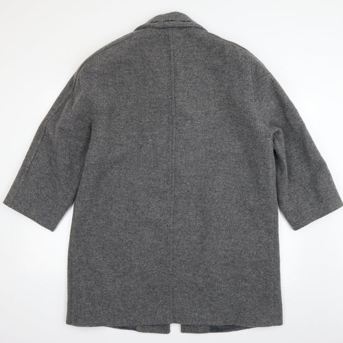 David Barry Womens Grey   Pea Coat Coat Size 14