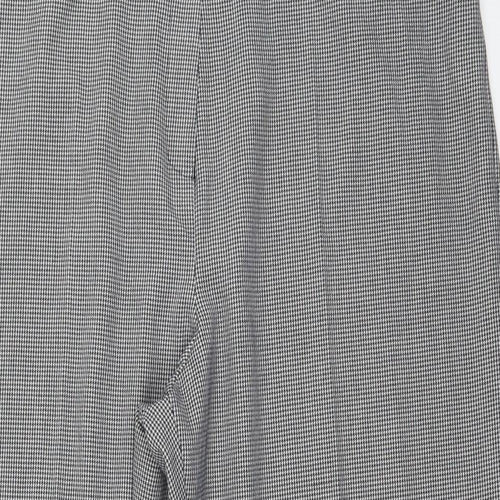 Classics Womens White Houndstooth  Sweatpants Trousers Size 20 L26 in