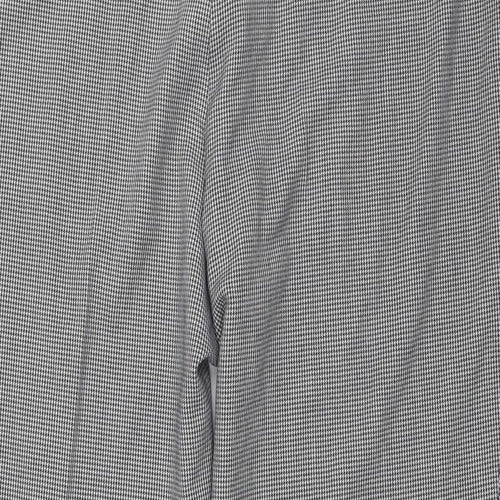 Classics Womens White Houndstooth  Sweatpants Trousers Size 20 L26 in