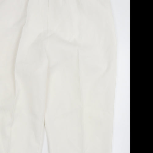 Preworn Womens White   Trousers  Size 20 L27 in