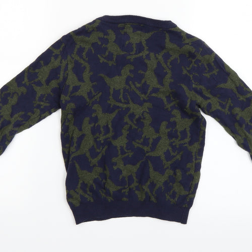 F&F Boys Blue Camouflage  Pullover Jumper