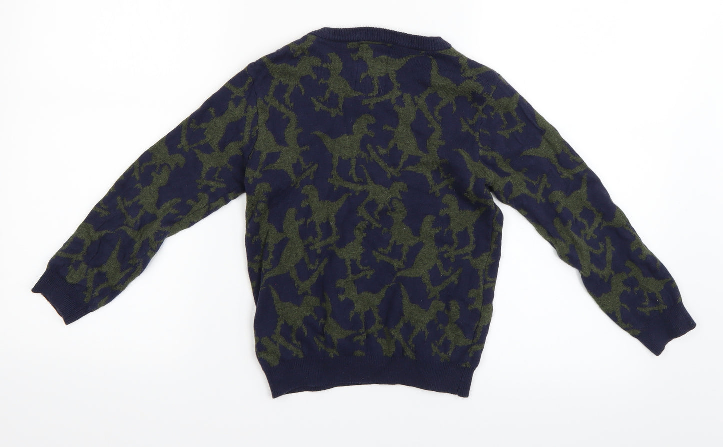 F&F Boys Blue Camouflage  Pullover Jumper