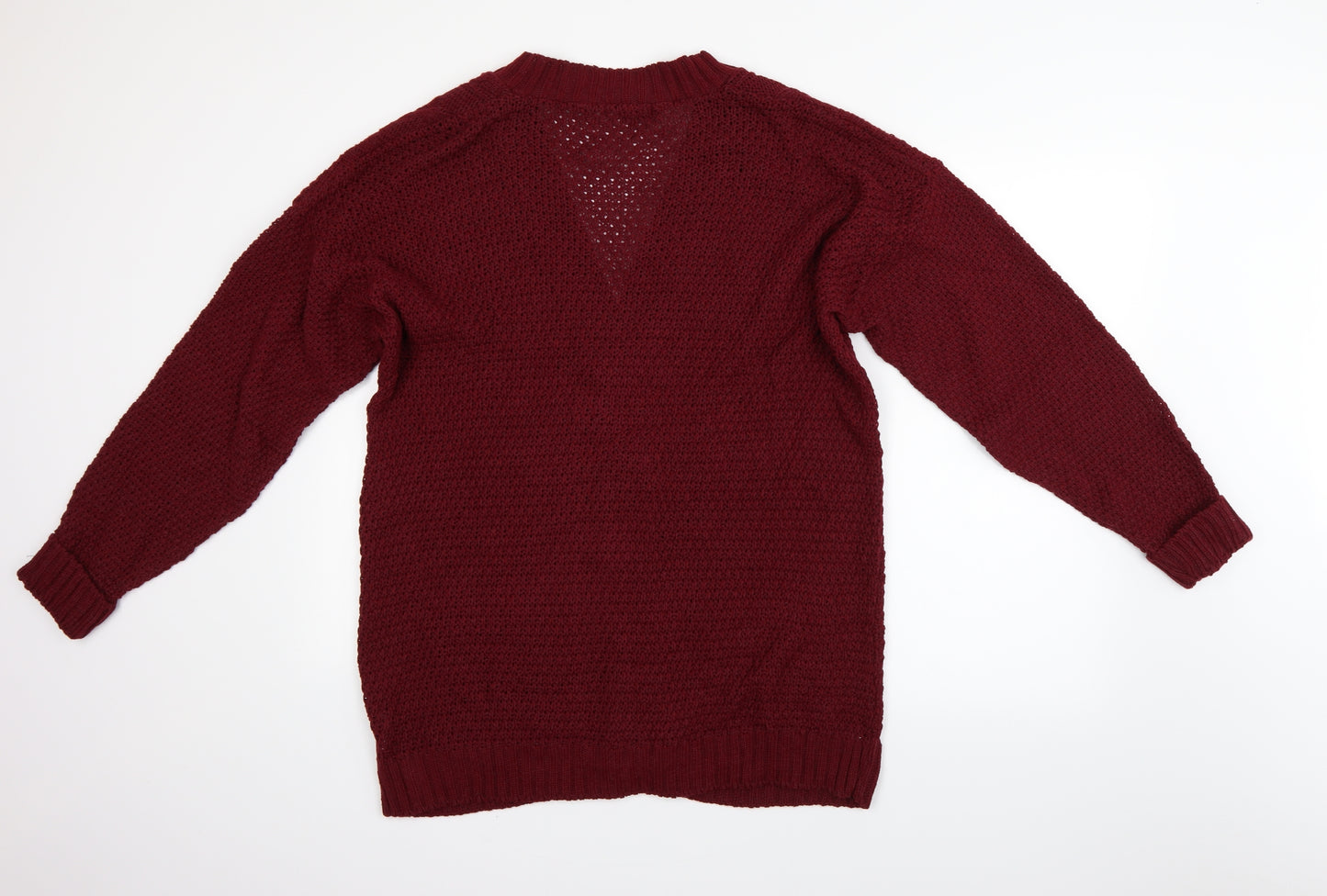 Remel London Mens Red   Cardigan Jumper Size 2XL