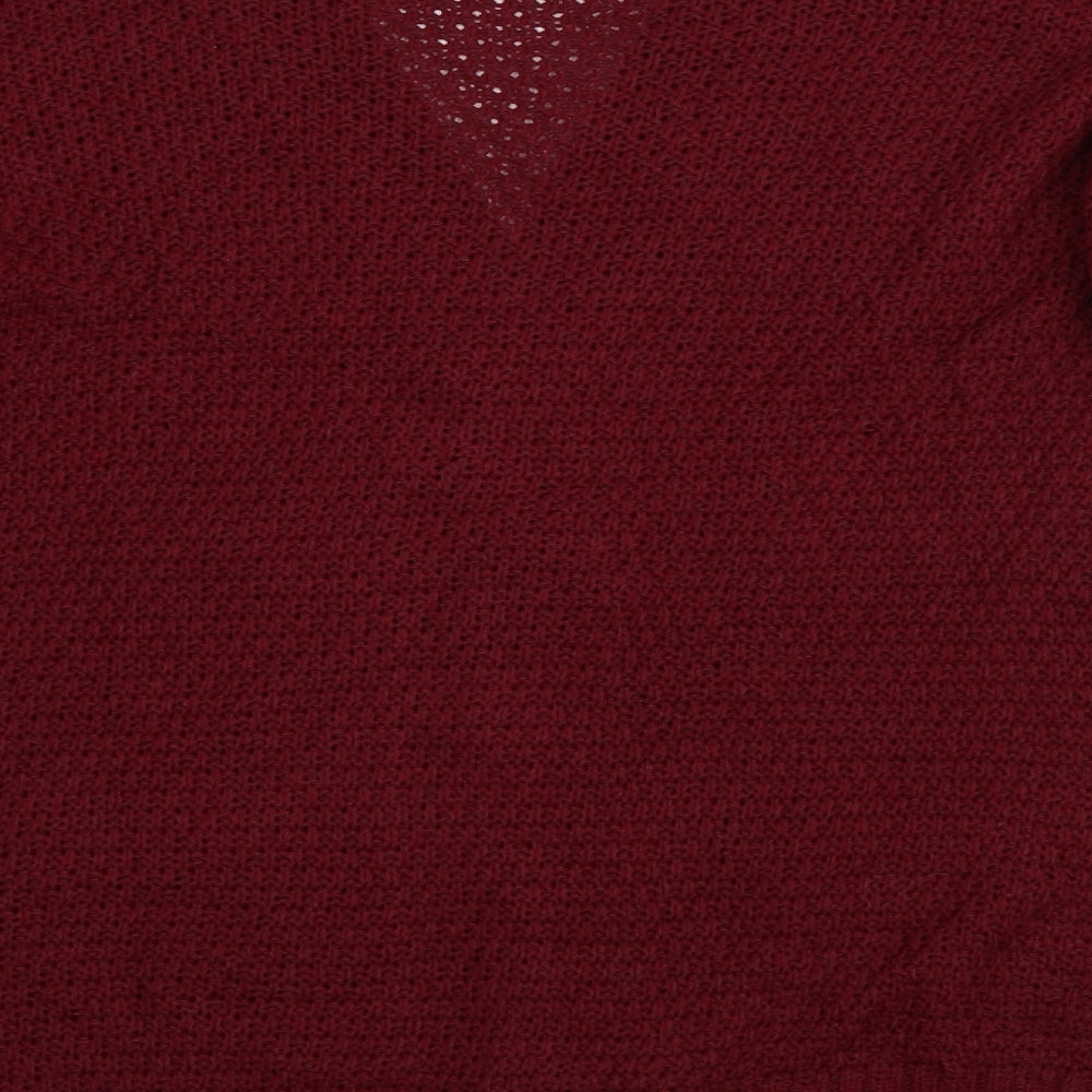 Remel London Mens Red   Cardigan Jumper Size 2XL