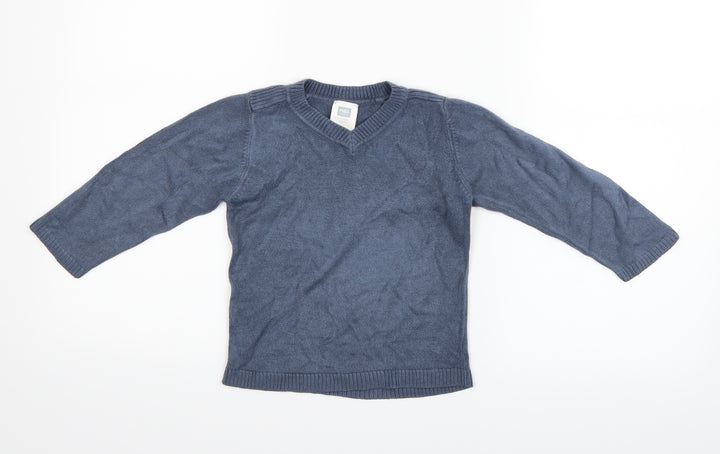 M&Co Boys Black Pullover Jumper Size 2-3 Years