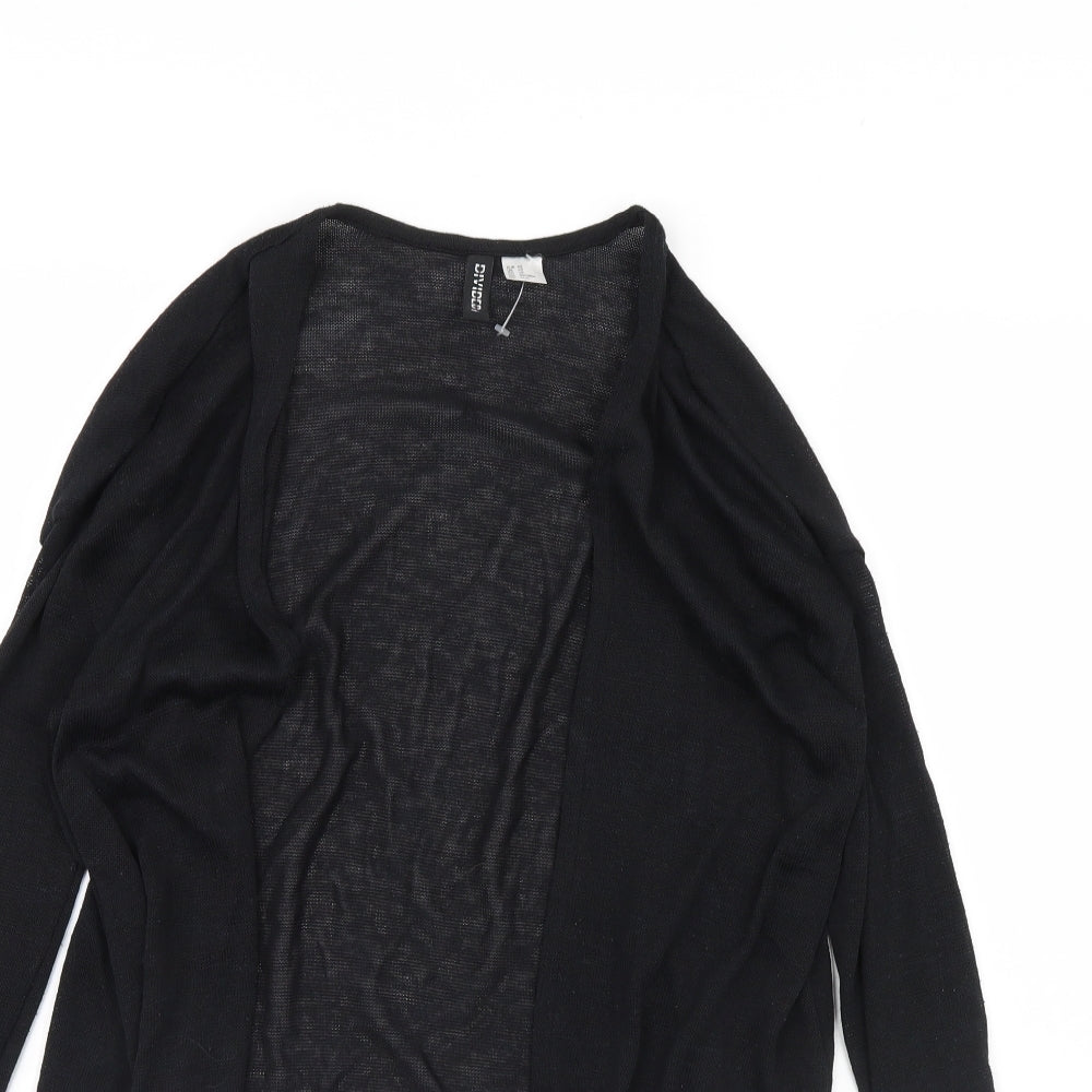 Divided Womens Black   Cardigan Jumper Size XS
