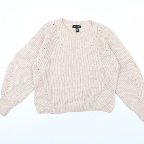 New Look Womens Pink   Pullover Jumper Size S