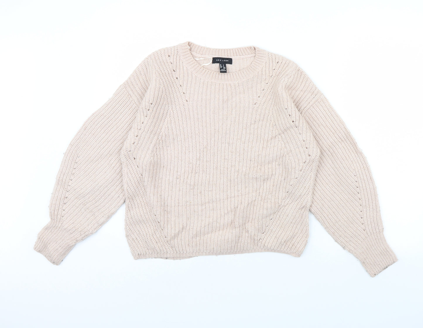 New Look Womens Pink   Pullover Jumper Size S