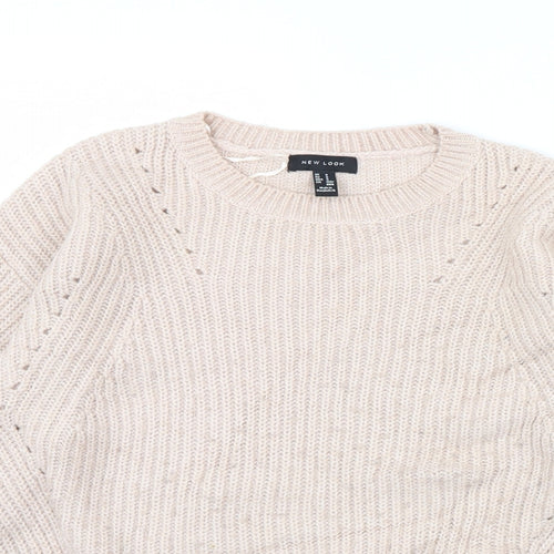 New Look Womens Pink   Pullover Jumper Size S