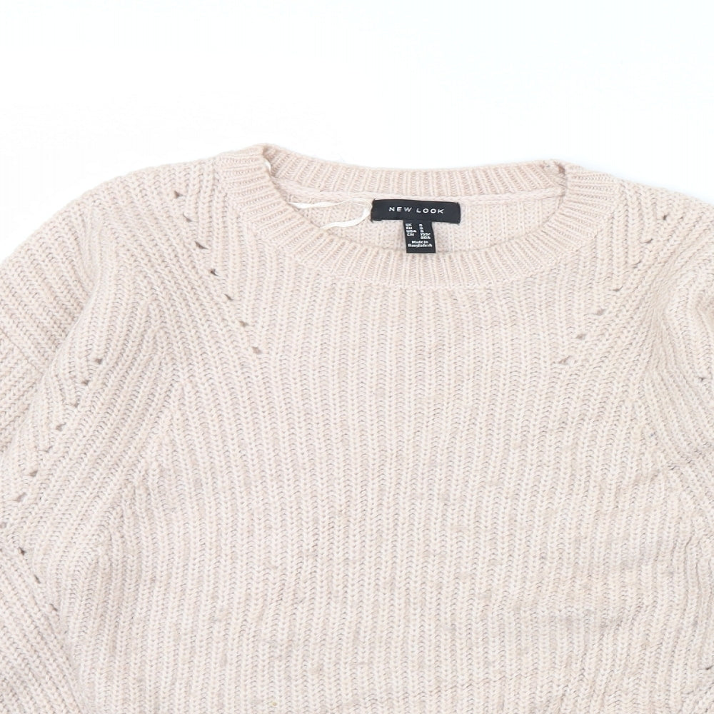 New Look Womens Pink   Pullover Jumper Size S