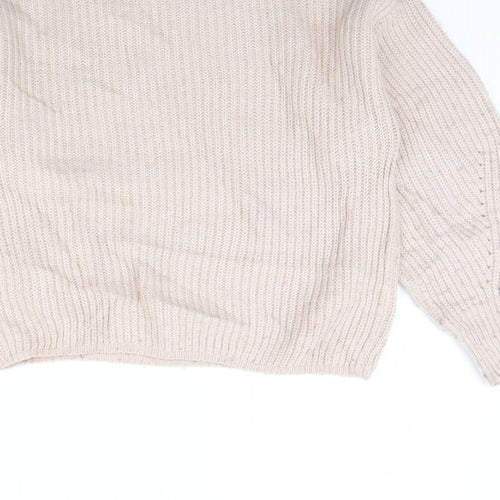 New Look Womens Pink   Pullover Jumper Size S