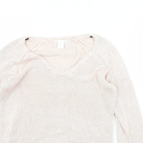 H&M Womens Pink   Pullover Jumper Size XS