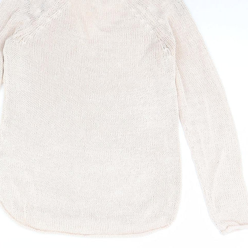H&M Womens Pink   Pullover Jumper Size XS