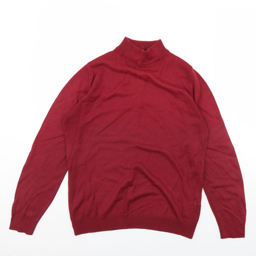 M&S Womens Red   Pullover Jumper Size 10