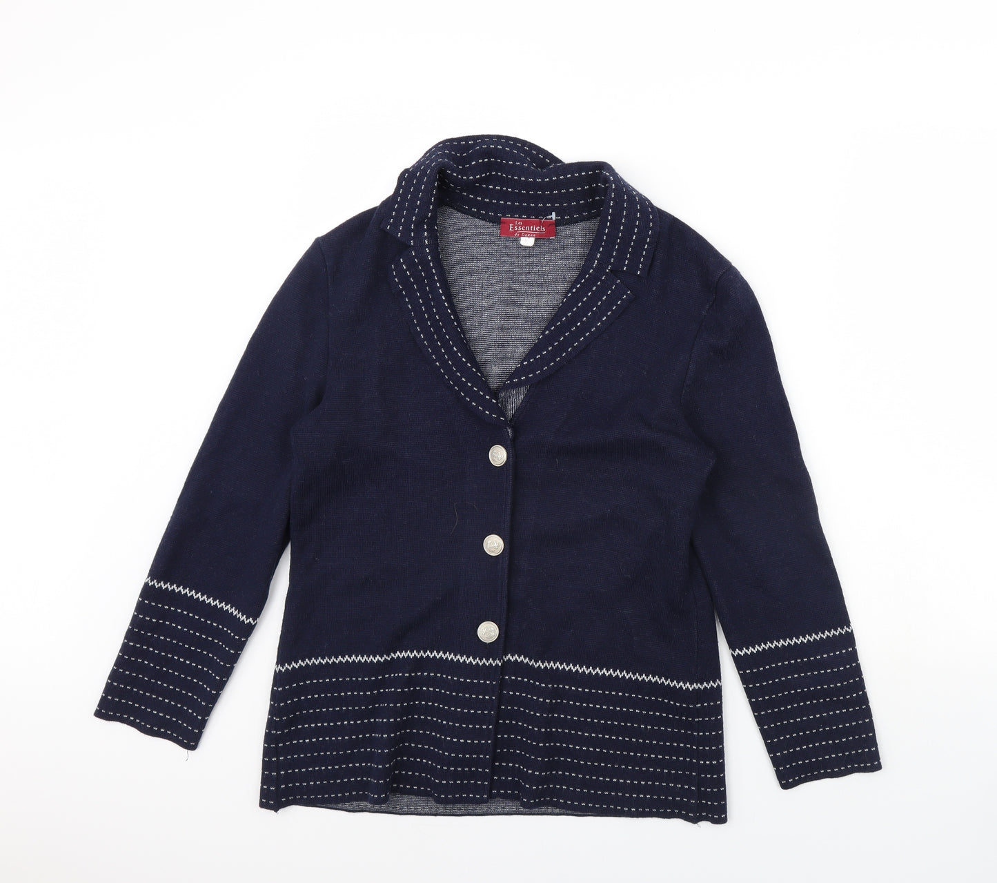 Les Essentiels Womens Blue   Jacket  Size 14