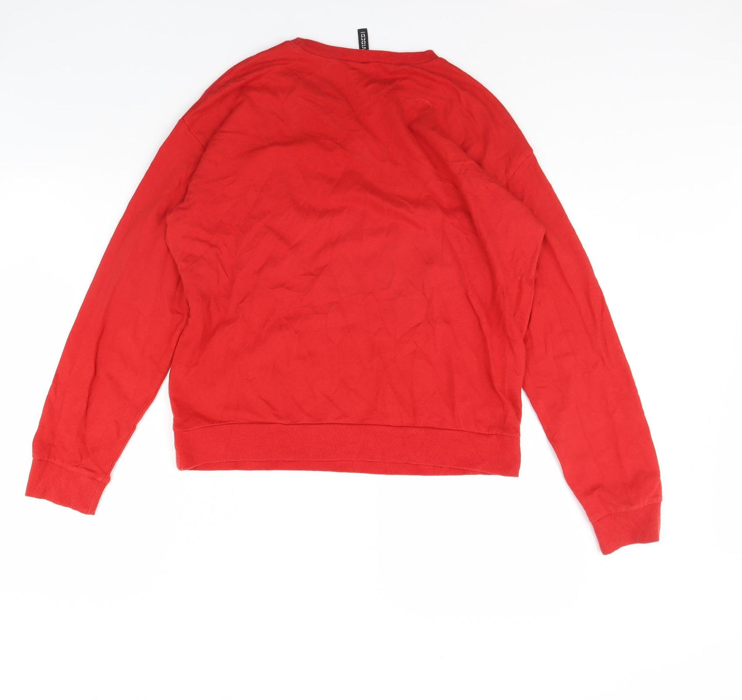 Divided Womens Red   Pullover Jumper Size S