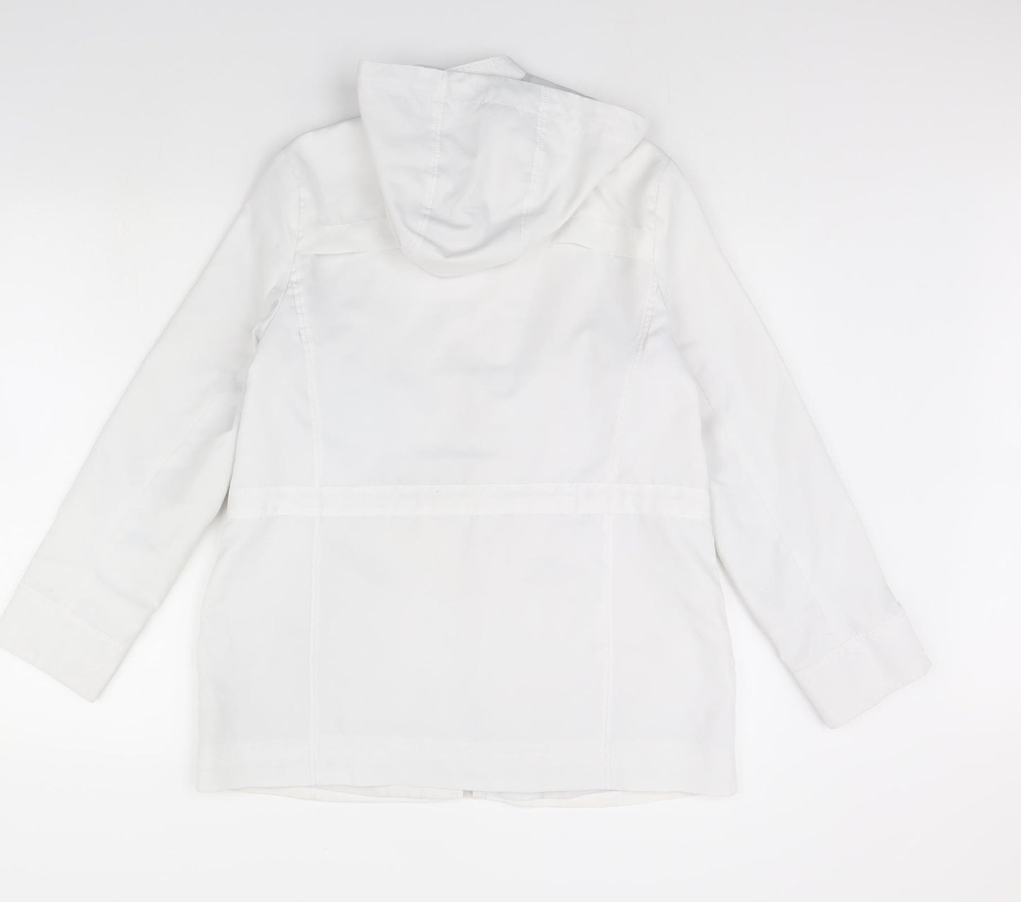 BM  Womens White   Jacket Coat Size 10