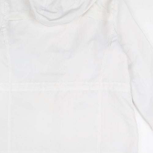 BM  Womens White   Jacket Coat Size 10
