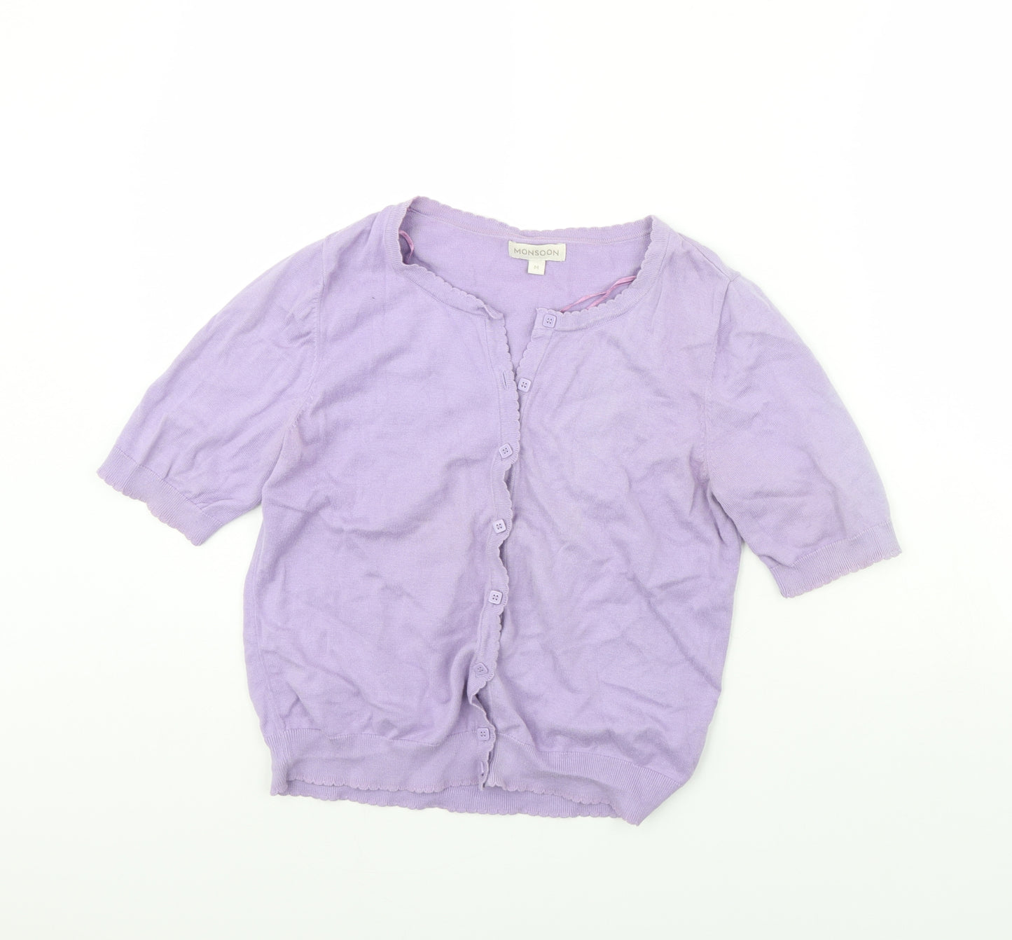 Monsoon Womens Purple   Cardigan Jumper Size M