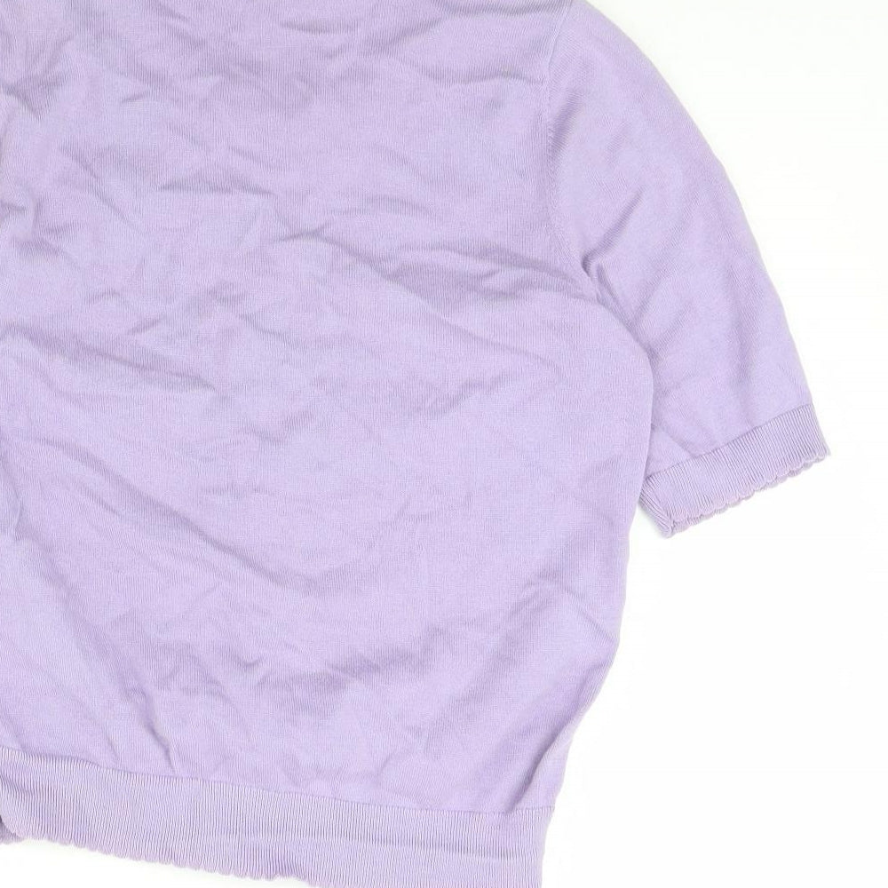 Monsoon Womens Purple   Cardigan Jumper Size M