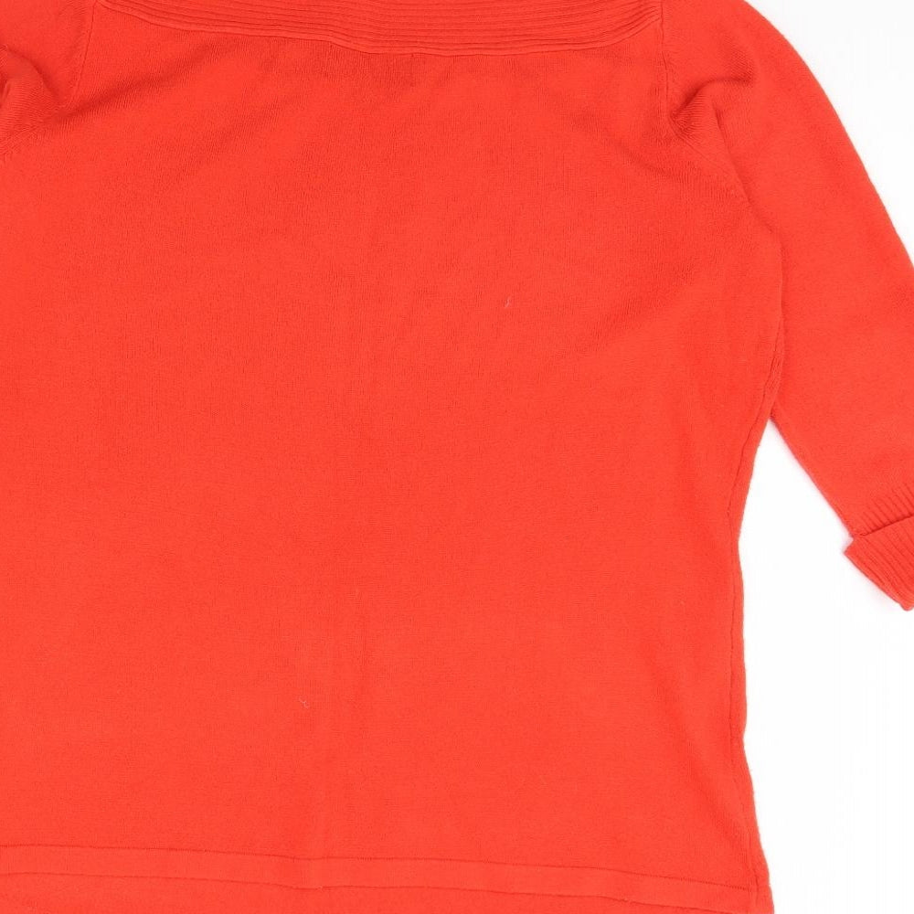 Ann Harvey Womens Red   Pullover Jumper Size 18
