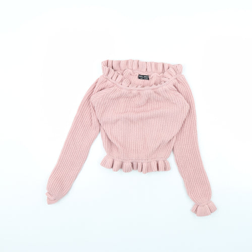 Select Womens Pink   Pullover Jumper Size 8