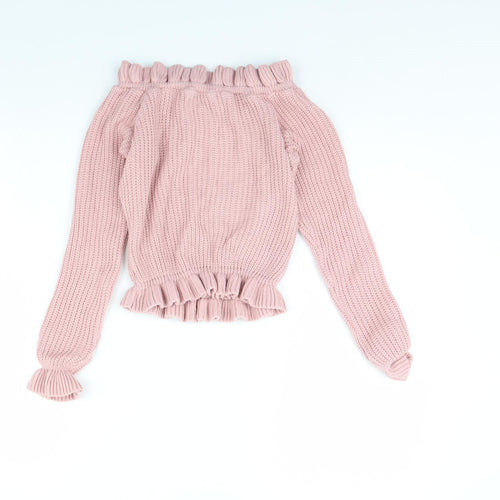 Select Womens Pink   Pullover Jumper Size 8