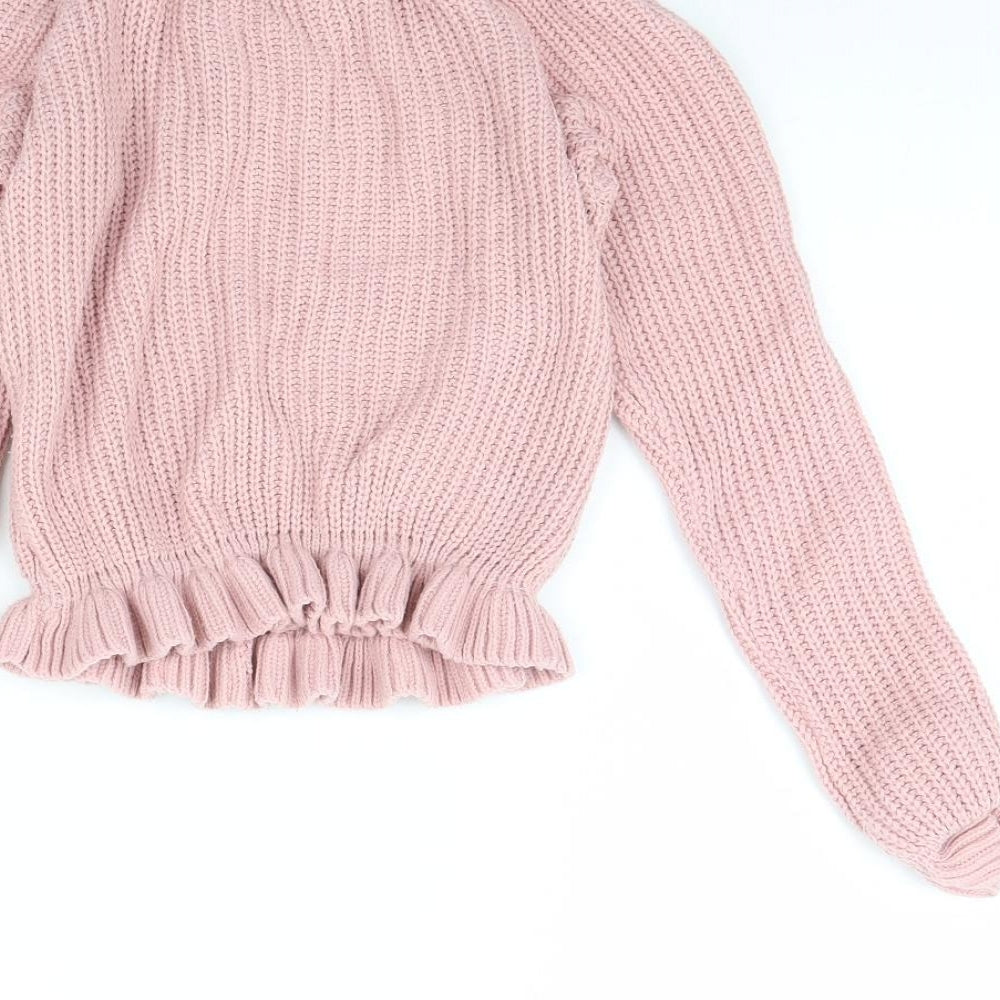 Select Womens Pink   Pullover Jumper Size 8