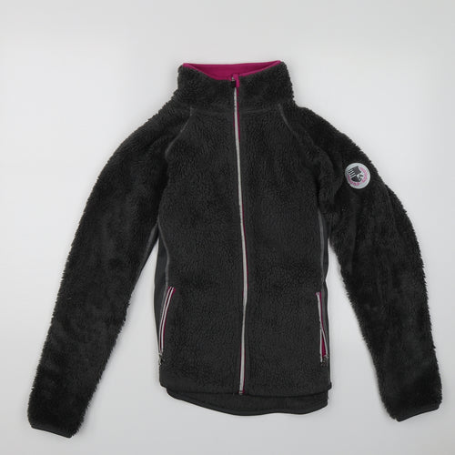 Crane equestrian Womens Black  Fleece Jacket  Size M  - Fleece
