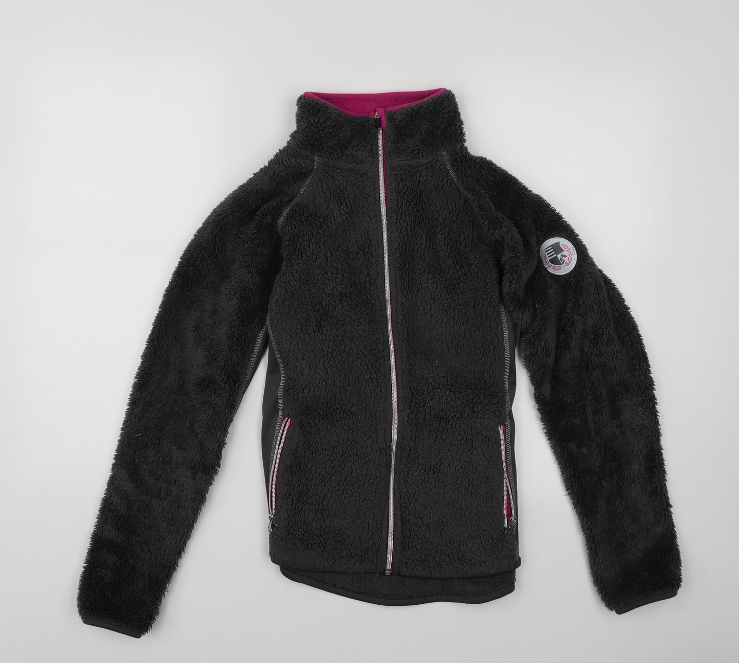 Crane equestrian Womens Black  Fleece Jacket  Size M  - Fleece