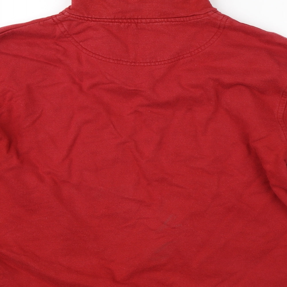 Hawkshead Mens Red   Pullover Sweatshirt Size S
