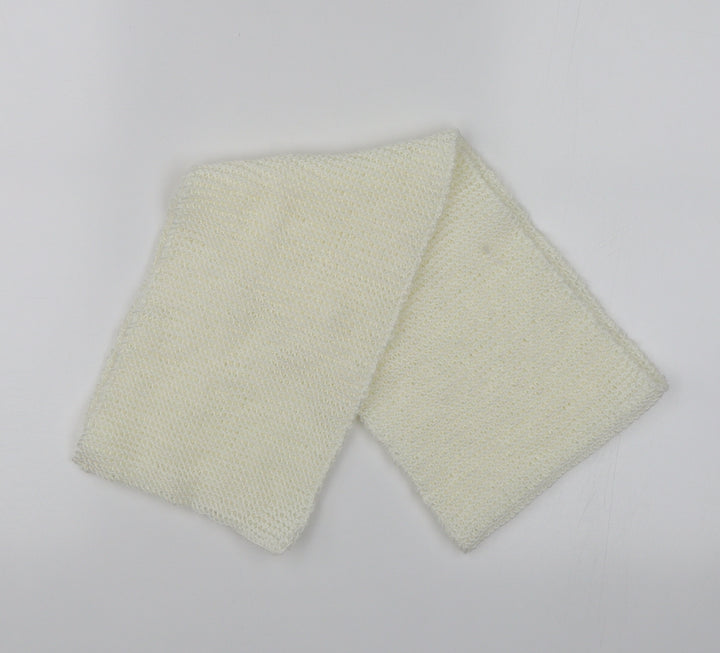 preoworn Womens Beige Knit Scarf