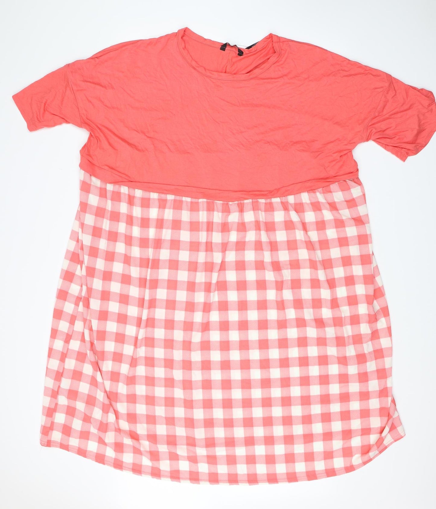 LIMITED Womens Pink Plaid  Fit & Flare  Size 24