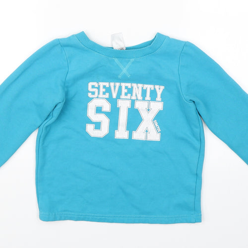 Decathon Boys Blue   Pullover Sweatshirt Size 5 Years
