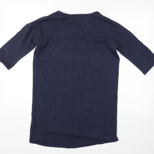 New Look Womens Blue   Pullover Sweatshirt Size 10