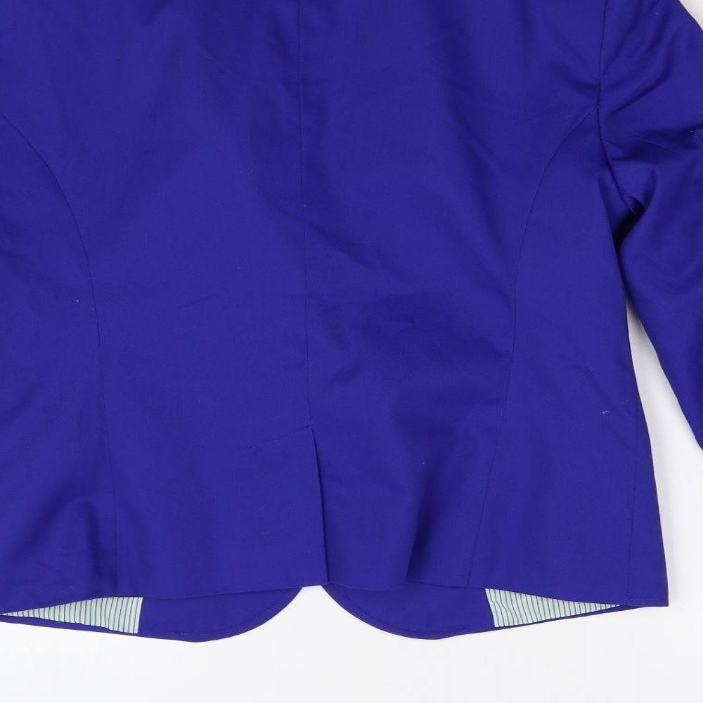 Peacocks Womens Blue   Jacket Blazer Size 10